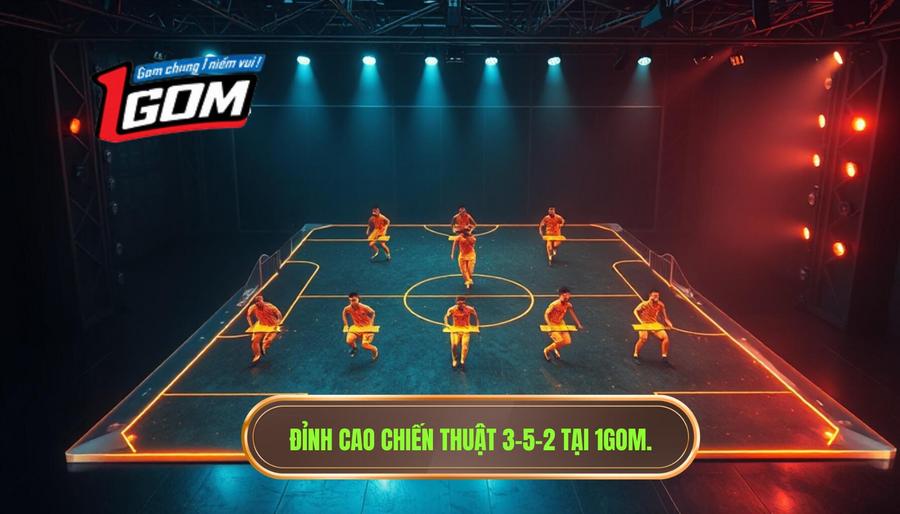 Chiến thuật bóng đá 3-5-2 tấn công