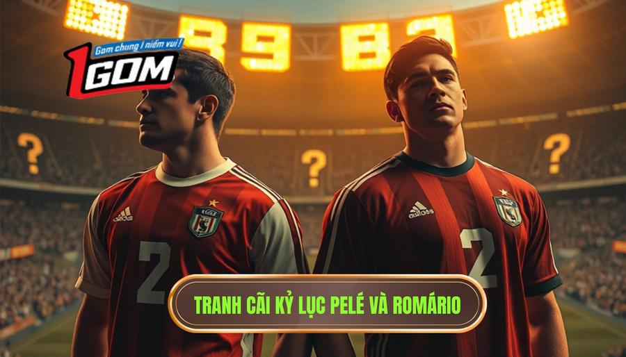 Những tranh cãi xung quanh kỷ lục của Pelé và Romário